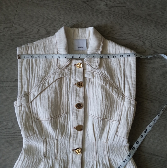 Acler Westcroft Dress In Ivory 4US - Picture 11 of 16